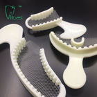 Mesh Dental Impression Tray di nylon, vassoio triplo dentario del morso completo dell'arco