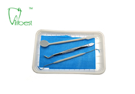 Metallo 5 di plastica in 1 corredo dentario eliminabile 5in1 Kit For Examination dentario
